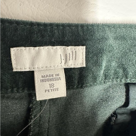 J.Jill velvet Evergreen womens petite pants size 18P nwt - Picture 6 of 7